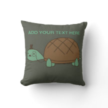 Gentleman Turtle Pillow