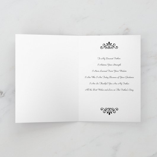  Gentleman Vaderdag Kaart (Binnen)