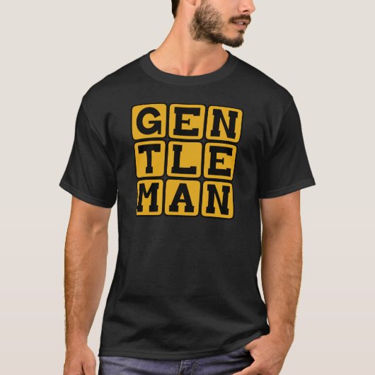 Gentleman, volwassene t-shirt (Voorkant)