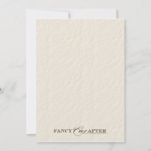 Gentleman's Bachelor Party (Vandaag's Best Award) Kaart (Achterkant)