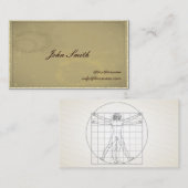 Gentleman's Calling/Visiting Kaart visitekaartje Contactkaartje (Voorkant / Achterkant)