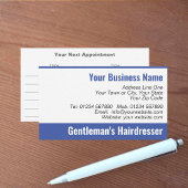 Gentleman's Kappers Afspraakkaart Visitekaartje