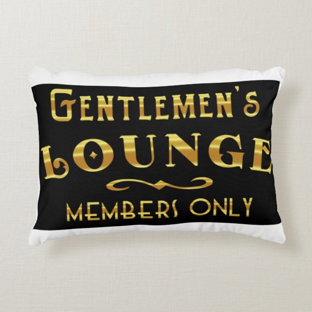 Gentleman's Lounge Accent Kussen (Voorkant)