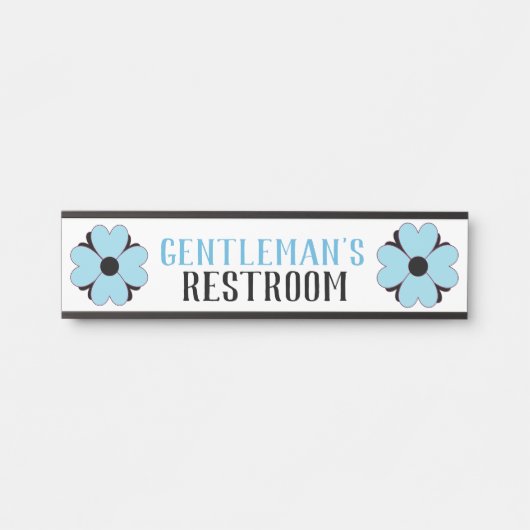 Gentleman's Mannen Deurbordje (Voorkant)