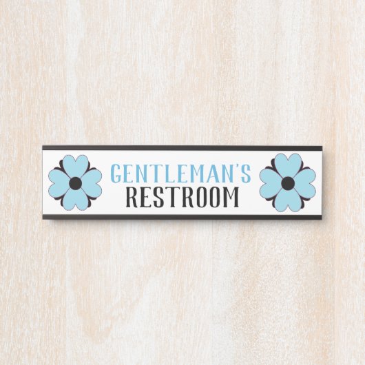 Gentleman's Mannen Deurbordje (Voorkant)