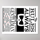 Gentleman's Poster (Voorkant)