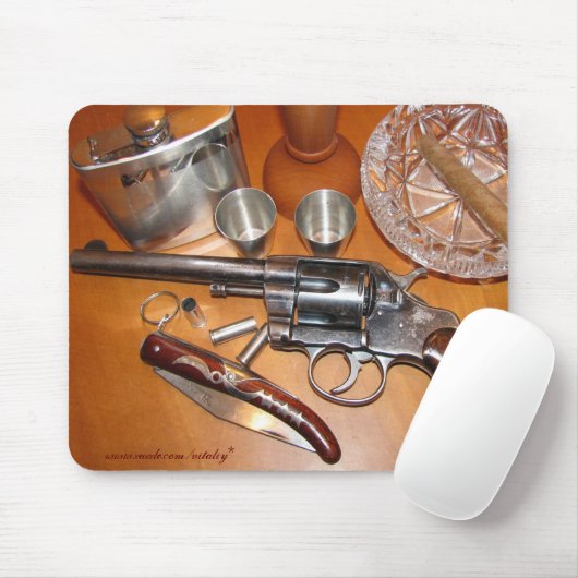 Gentleman's setup mousepad muismat (Met muis)