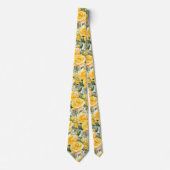 Gentleman's Tie | Wedding and Event Floral Necktie Stropdas (Voorkant)