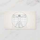 Gentleman's Top Hat Calling Card visitekaartje (Achterkant)