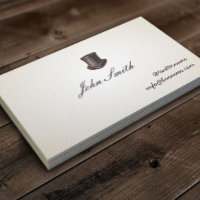 Gentleman's Top Hat Calling Card visitekaartje