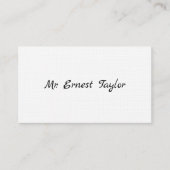 Gentleman's Victoriaans Calling Cards Contactkaartje (Voorkant)