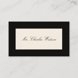 Gentleman's Victoriaans Calling Cards Contactkaartje