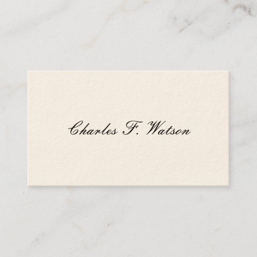 Gentleman's Victoriaans Calling Cards Contactkaartje (Voorkant)