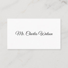 Gentleman's Victoriaans Calling Cards Contactkaartje