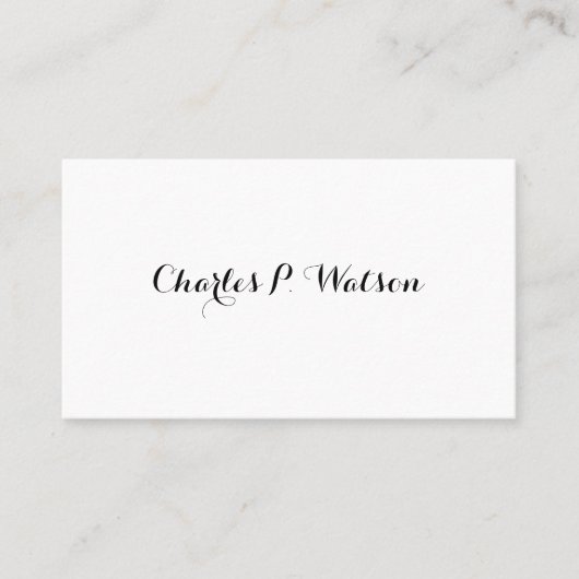 Gentleman's Victoriaans Calling Cards Contactkaartje (Voorkant)
