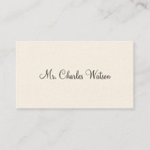 Gentleman's Victoriaans Calling Cards