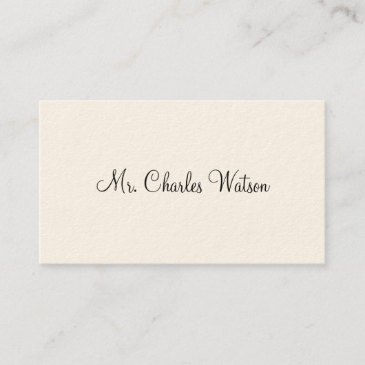 Gentleman's Victoriaans Calling Cards Contactkaartje (Voorkant)