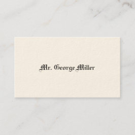 Gentleman's Victoriaans Calling Cards Contactkaartje