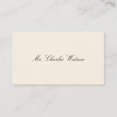 Gentleman's Victoriaans Calling Cards Contactkaartje (Voorkant)
