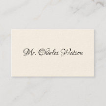 Gentleman's Victoriaans Calling Cards