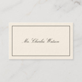 Gentleman's Victoriaans Calling Cards Contactkaartje
