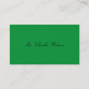 Gentleman's Victoriaans Calling Cards Green Contactkaartje