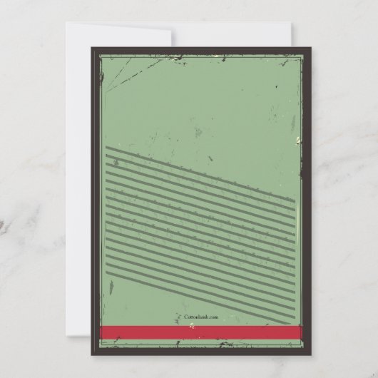 Gentlemen Bachelor Party Kaart (Achterkant)