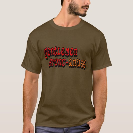 Gentlemen Bronc-anuss Broncos T-shirt (Voorkant)