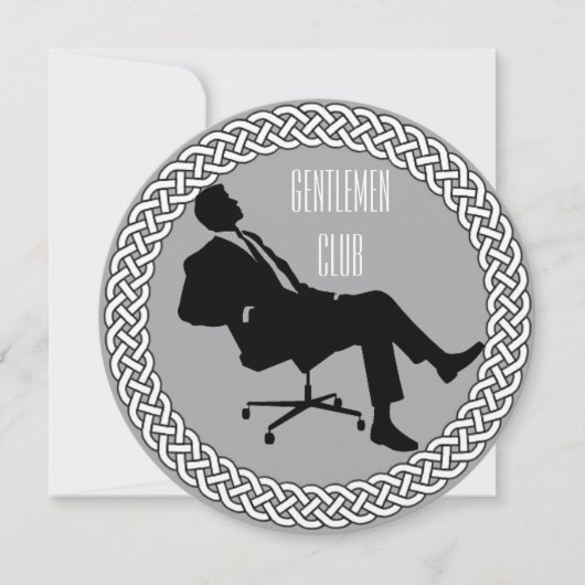 Gentlemen Club Uitnodigingen (Voorkant)