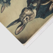 Gentlemen en dames konijnenpapier tissuepapier (Detail)