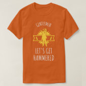 Gentlemen Letx27s Get Hammered Bachelor Party 2 T-shirt (Design voorkant)