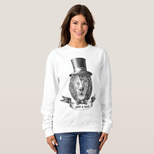 Gentlemen Lion Sweatshirt (Voorkant volledig)