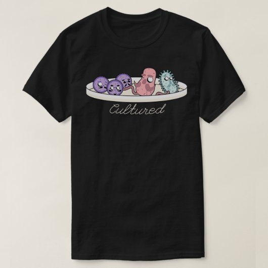 Gentlemen Microbes T-shirt (Design voorkant)