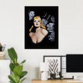 Gentlemen Prefereert Blondes door Earle Kulp Berge Poster (Thuiskantoor)