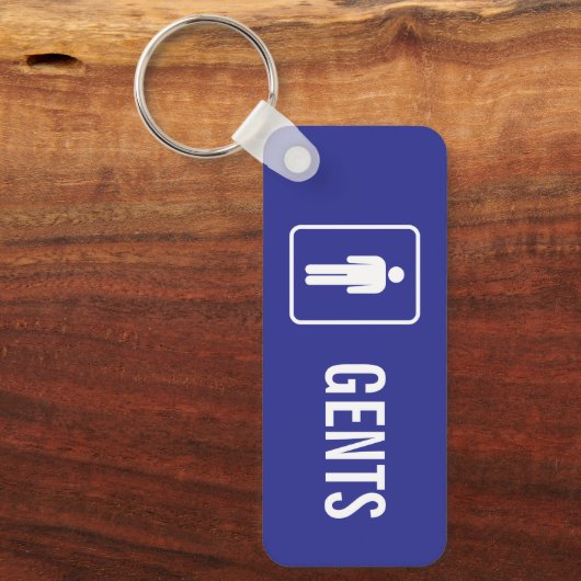 gentlemen Toilet Keychain (Voorkant)