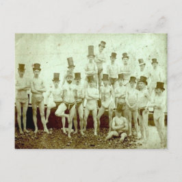 Gentlemen zwemmers briefkaart