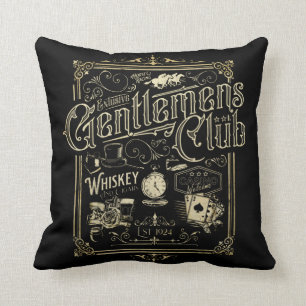 Gentlemen's Club Retro Kussen