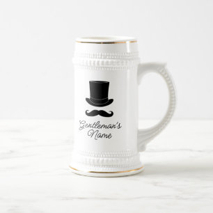 Gentlemen's dapper pet en snor custom bierpul
