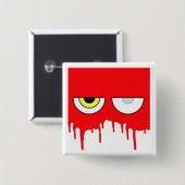 Gentlemen's Grindhouse Badge Vierkante Button 5,1 Cm (Voorkant /achterkant)