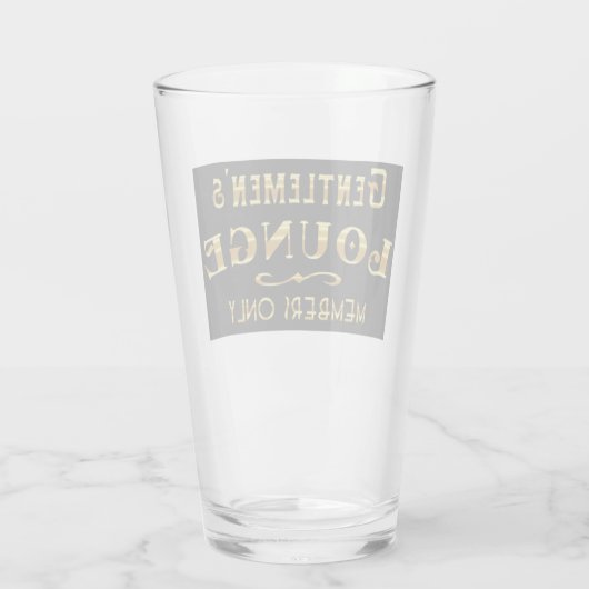 Gentlemen's Lounge Glas (Achterkant)