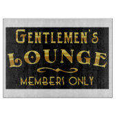 Gentlemen's lounge snijplank (Voorkant)