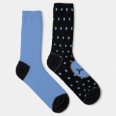 Gentlemen's Personalized Polka Dot Mismatch Sock Sokken (Rechts)