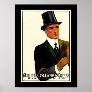 Gentlemen's Shirten Collars and Cuffs Poster