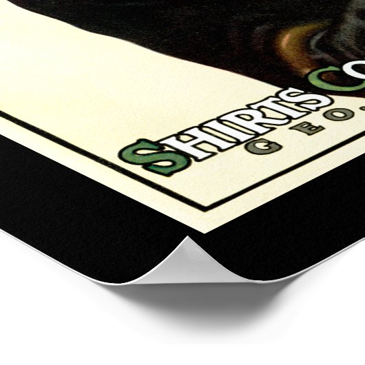 Gentlemen's Shirten Collars and Cuffs Poster (Hoek)