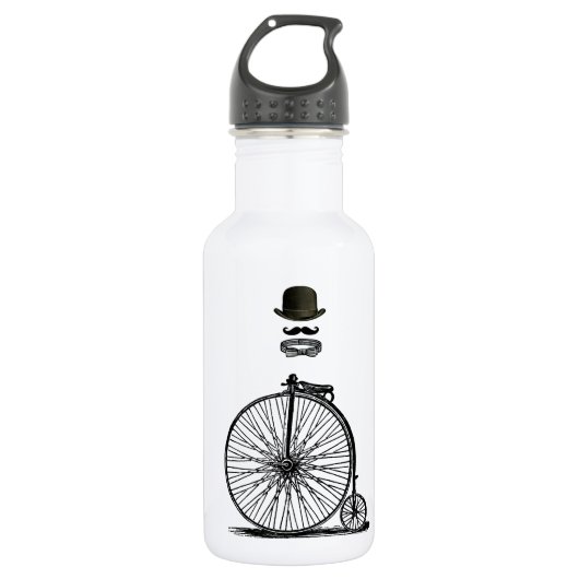 Gentleme's Penny Farthing Waterfles (Voorkant)