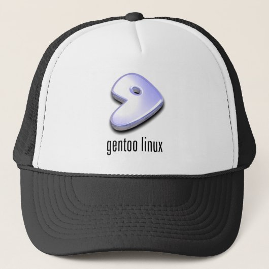 gento Linux-Logo Trucker Pet (Voorkant)