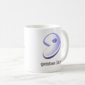 Gentoo Linux-mok Koffiemok (Voorkant rechts)