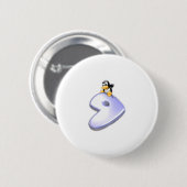 Gentoo Linux Ronde Button 5,7 Cm (Voorkant /achterkant)