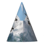 Gentoo Penguin Antarctica Iceberg Speeltijd Feesthoedjes (Achterkant)