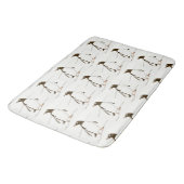 Gentoo Penguin Bathmat Badmat (Gekanteld)